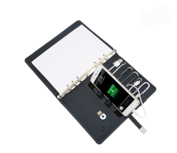 Wireless Charging Notebook with Built In Powerbank - Image 2