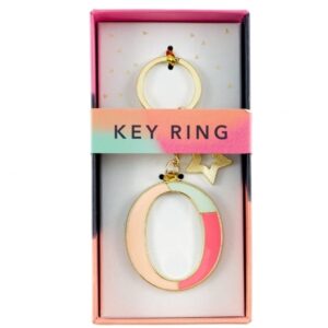 Letter O Alphabet Keyring