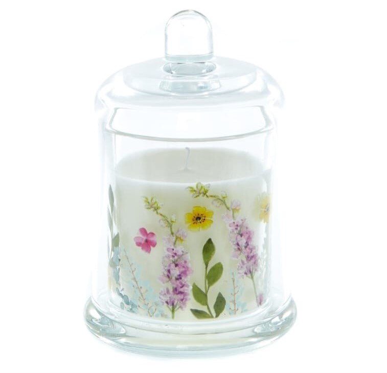 Ivy & Rose Scented Candle in a Bell Jar