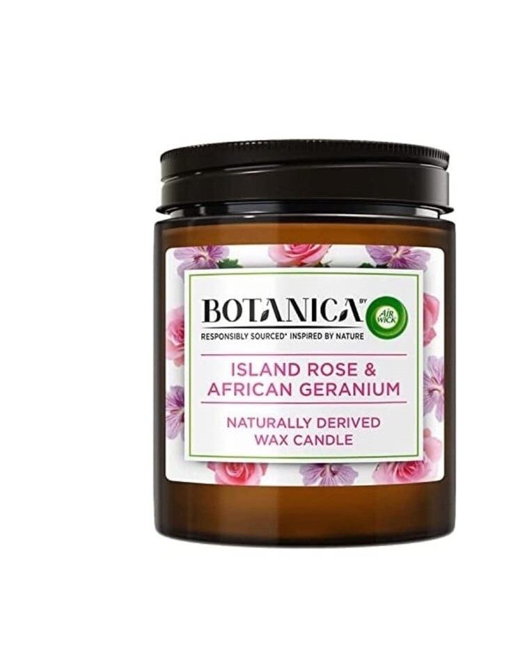 Botanica By Air Wick Candle Island Rose & African Geranium