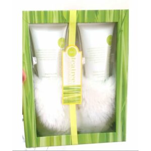 Grace Cole Tea Tree & Lemon Grass Fluffy Slippers and Footcare Set