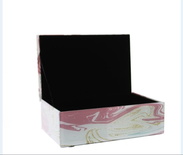 A La Mode Glass Jewelry Box - Image 2