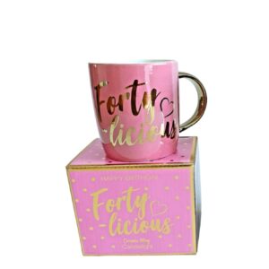 Fortylicious 40th Birthday Mug in a Box
