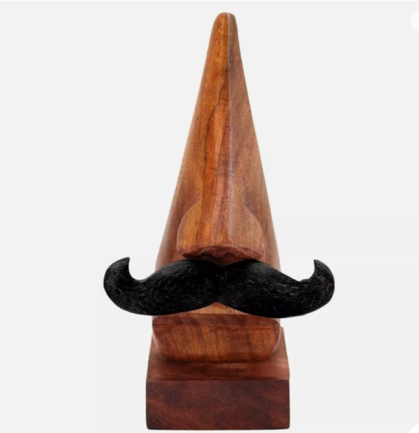 Wooden Spectacle Holder With Moustache - Image 2