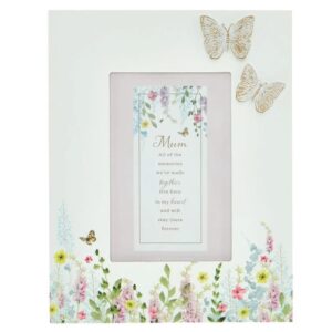 Mum Wildflowers & Butterfly Photo Frame