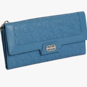 Saddler Women Large Real Leather Trifold Credit Card Purse Wallet