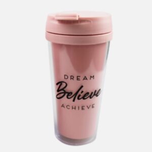 Dream, Believe, Achieve, Double Wall Travel Mug