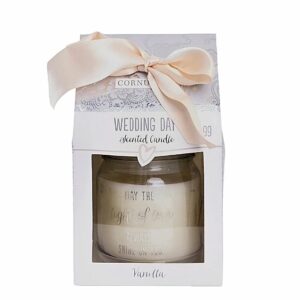 Vanilla Scented Wedding Candle in Gift Box