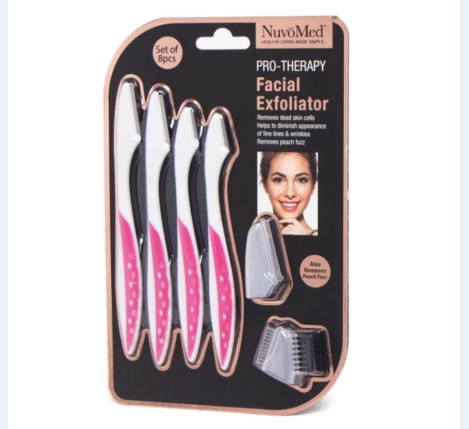 NuvoMed Pro-Therapy Facial Exfoliator - Set of 8 Pieces