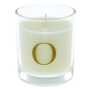 Letter O Warm Cashmere Scented Candle